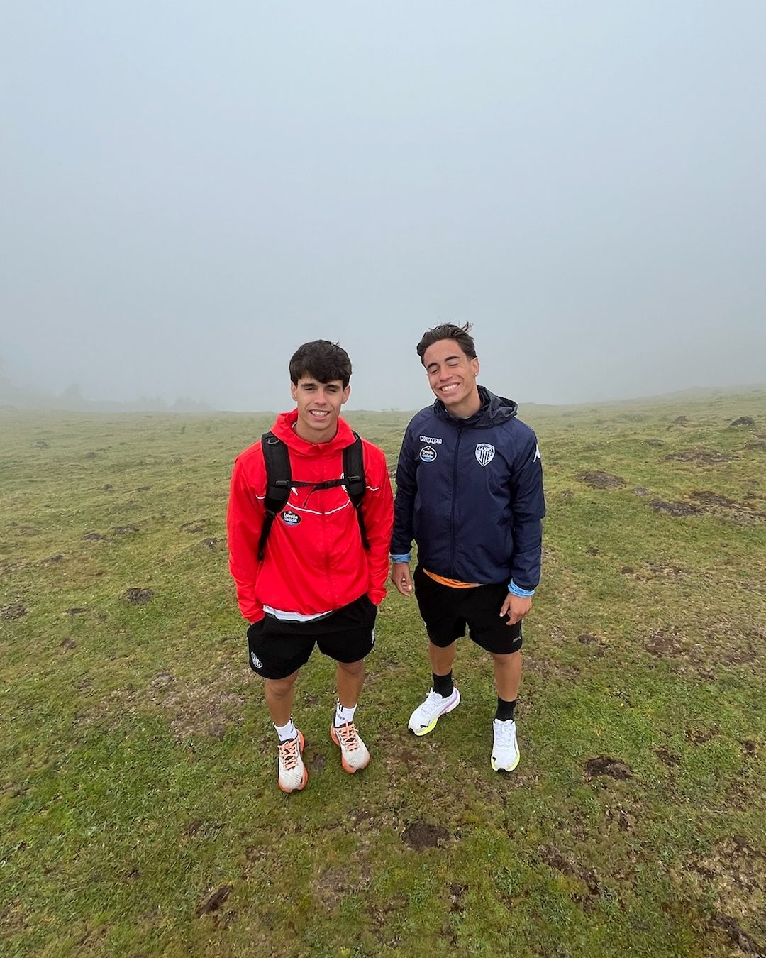 Pablo y David Rosón en el monte